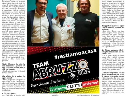 Team Abruzzo Bike: aiutiamo gli ospedali