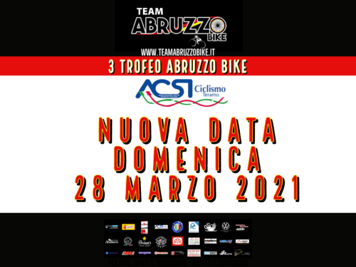 Nuova data 3° Trofeo Abruzzo Bike