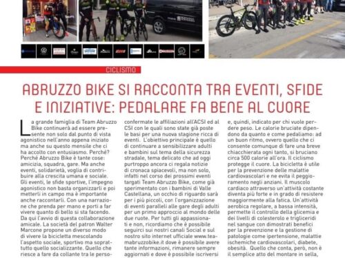 Abruzzo Bike si racconta tra eventi, sfide e iniziative: pedalare fa bene al cuore.